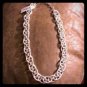Silver chain necklace